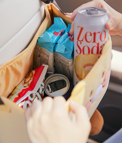 [KAKAO FRIENDS] Choonsik Car Headrest Organizer Basket	차량용 헤드레스트 수납 바구니_춘식이