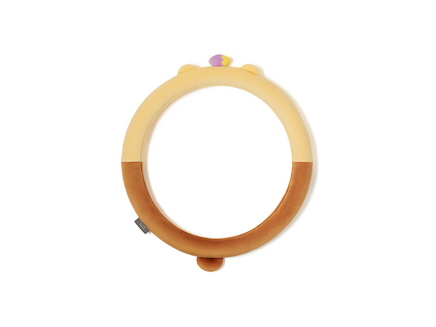 [KAKAO FRIENDS] Choonsik Cozy Car Steering Wheel Cover - 포근한 차량용 핸들 커버_춘식이
