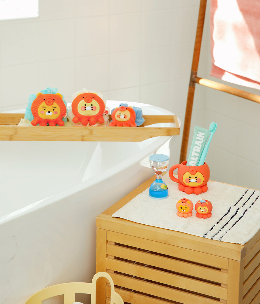 [KAKAO FRIENDS] Choonsik Octopus Shower Ball - 문어 샤워볼_춘식이