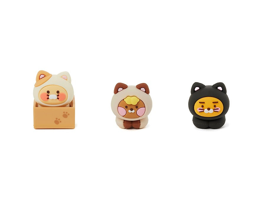 [KAKAO FRIENDS] Meow Mini Car Deco Figure Set - 냥냥 차량용 미니 데코 피규어 세트
