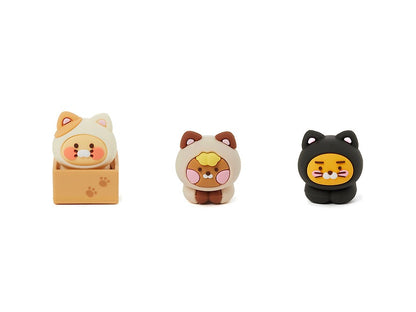[KAKAO FRIENDS] Meow Mini Car Deco Figure Set - 냥냥 차량용 미니 데코 피규어 세트
