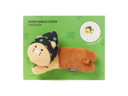 [KAKAO FRIENDS] Choonsik Clover Bandana Doorknob Cover - 클로버 두건 문고리 커버 인형 춘식이