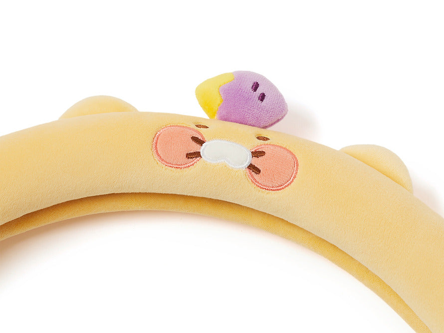 [KAKAO FRIENDS] Choonsik Cozy Car Steering Wheel Cover - 포근한 차량용 핸들 커버_춘식이