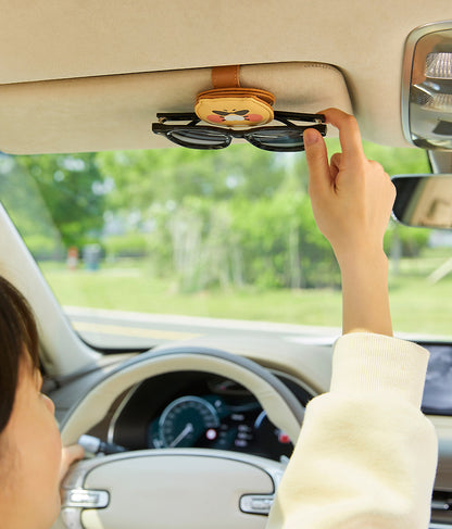 [KAKAO FRIENDS] Choonsik Car Sunglass Holder	차량용 선글라스 거치대_춘식이