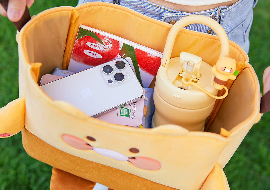 [KAKAO FRIENDS] Choonsik Car Headrest Organizer Basket	차량용 헤드레스트 수납 바구니_춘식이