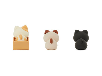 [KAKAO FRIENDS] Meow Mini Car Deco Figure Set - 냥냥 차량용 미니 데코 피규어 세트