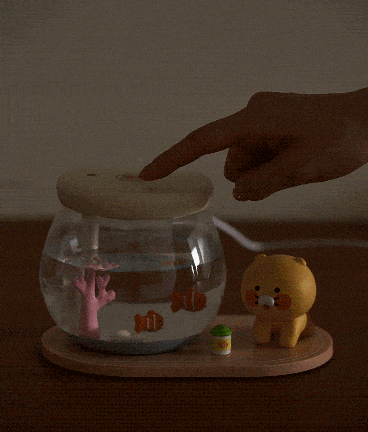 [KAKAO FRIENDS] Choonsik Fish Tank Humidifier 600ml - 어항 가습기 춘식이 600ml