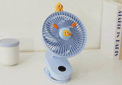 [KAKAO FRIENDS] Choonisk Rotating Fan with Clip - 클립형 회전 선풍기_춘식이