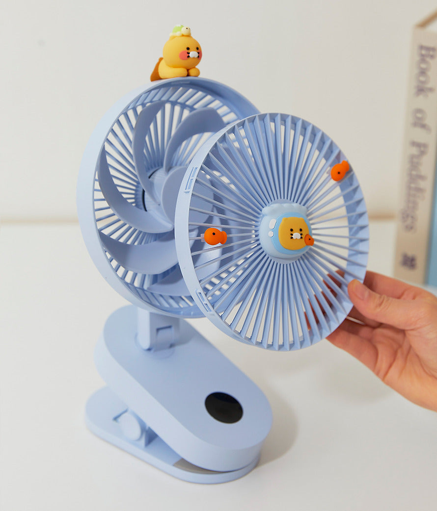 [KAKAO FRIENDS] Choonisk Rotating Fan with Clip - 클립형 회전 선풍기_춘식이