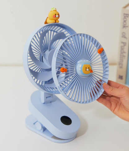 [KAKAO FRIENDS] Choonisk Rotating Fan with Clip - 클립형 회전 선풍기_춘식이