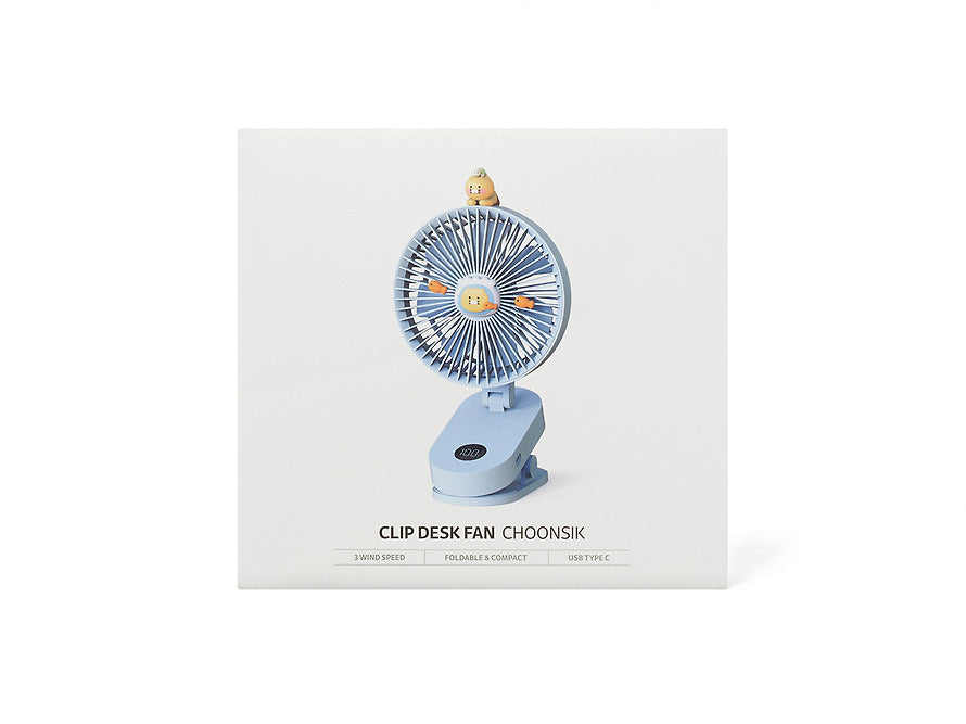 [KAKAO FRIENDS] Choonisk Rotating Fan with Clip - 클립형 회전 선풍기_춘식이