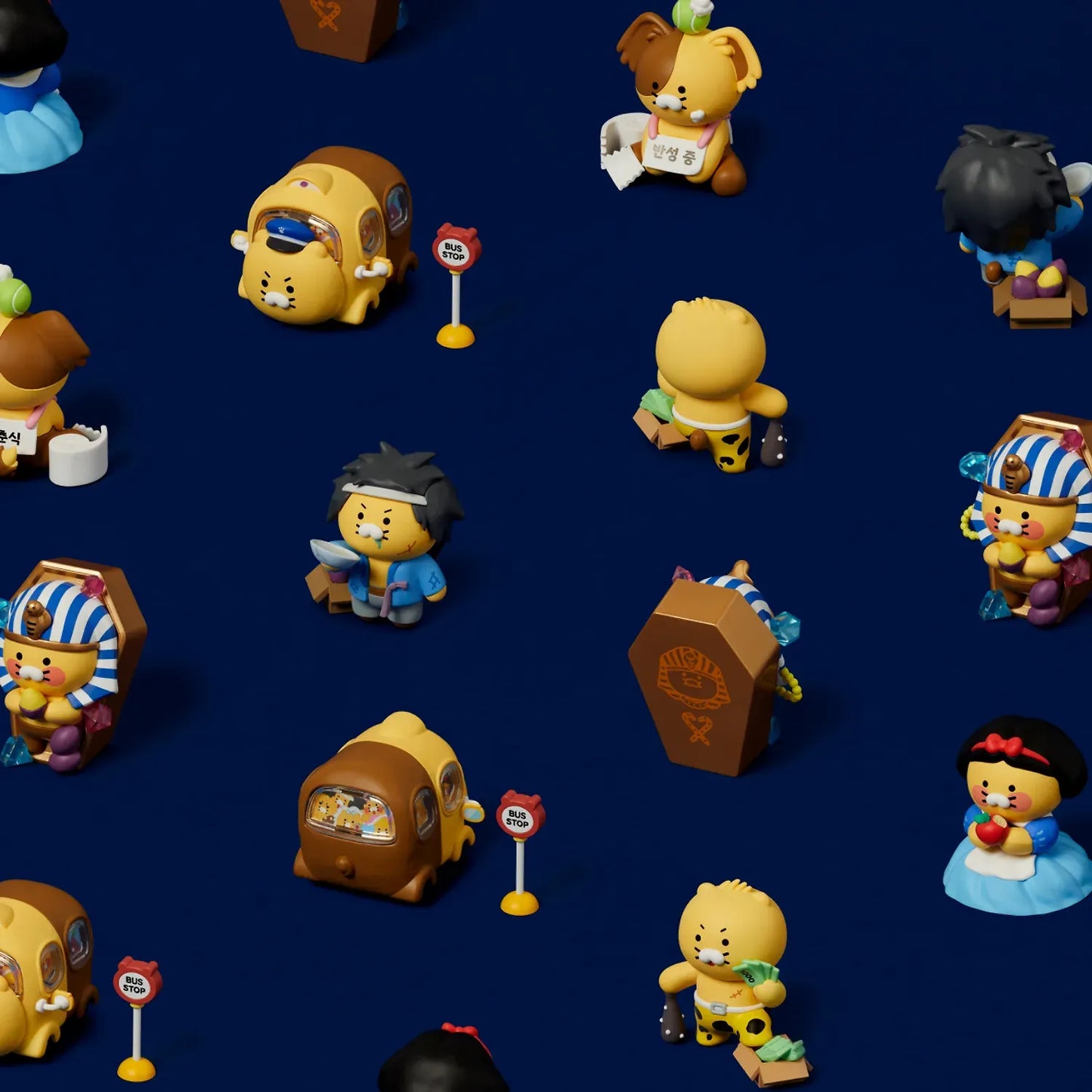 [KAKAO FRIENDS] Choonsik Bus Random Figure - 춘식버스 랜덤피규어_춘식이