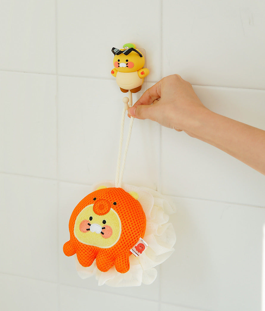[KAKAO FRIENDS] Choonsik Octopus Shower Ball - 문어 샤워볼_춘식이
