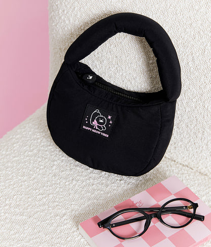 [KAKAO FRIENDS] Choonsik Black Padding Mini Tote Bag - 블랙패딩 미니 토트백_춘식이