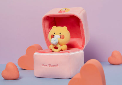 [KAKAO FRIENDS] Large Choonsik Diamond Ring Propose Stuffy - 대형 춘식이 러브 다이아 반지 프로포즈 인형