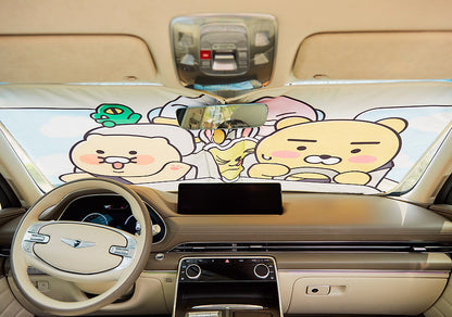 [KAKAO FRIENDS] Kakao Friends Car Windshield Sunshade	차량 전면 유리 햇빛 가리개_프렌즈