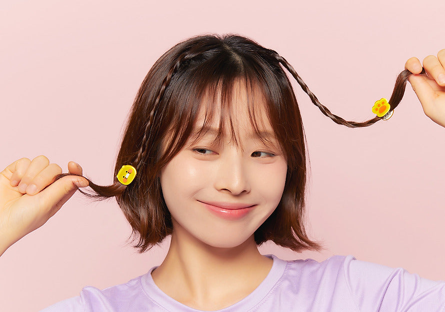 [KAKAO FRIENDS] Choonsik Mini Hairpin 4 pcs - 미니 헤어핀 4P_춘식이