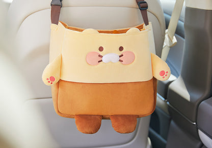 [KAKAO FRIENDS] Choonsik Car Headrest Organizer Basket	차량용 헤드레스트 수납 바구니_춘식이