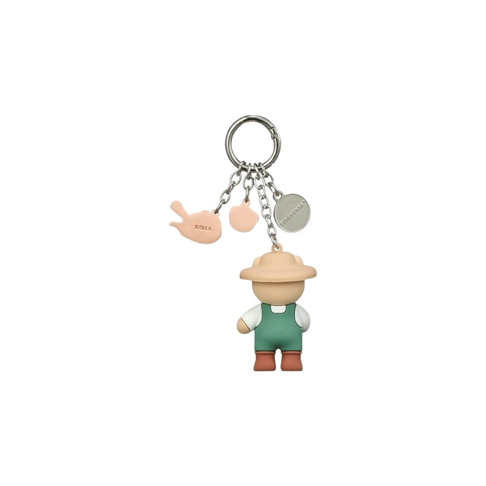 [K-Starbucks] Korean Regional Collection JEOLLA KEYCHAIN 스타벅스 안녕 전라 베어리스타 키체인
