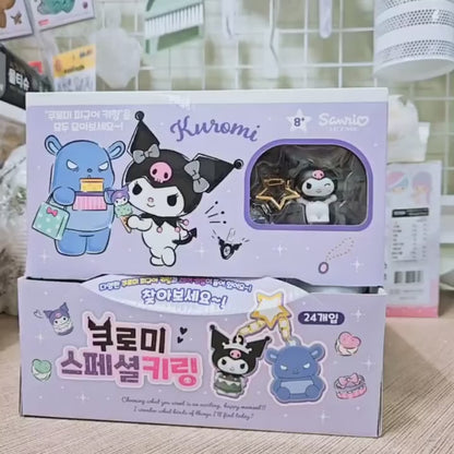 [Sanrio] Kuromi Random 3D Figure Keyring - 산리오 쿠로미 랜덤 입체 피규어 키링