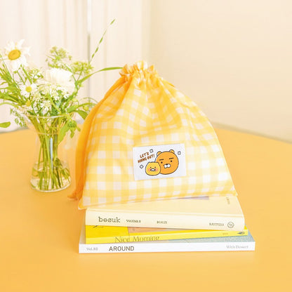 [KAKAO FRIENDS] Ryan & Choonsik Travel Pouch with String